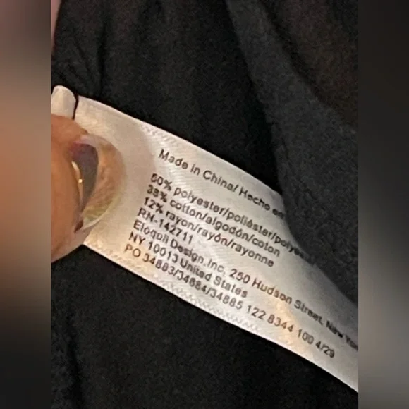 eloquii black maxi tie front dress - NWT 22/24 - Picture 7 of 8